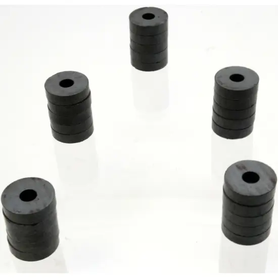 25 Round Disc Ferrite Magnets Crafts Hobby Home Model Fridge Office Part 3/4" {3}