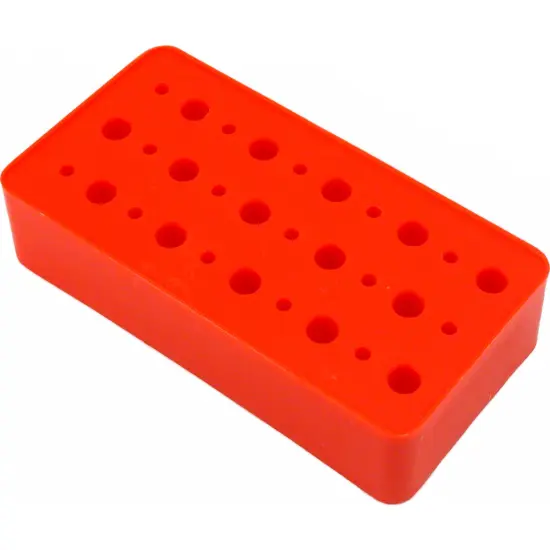 30 Hole Bur Holder Jewelers Rotary Tools 1/8" & 1/4" {1}