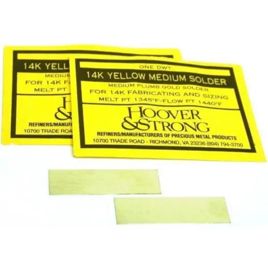 14K Yellow Gold Medium Repair Solder 2dwt {1}