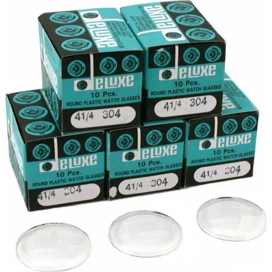 50 Plastic Watch Crystals Watchmakers Dome Parts 30.4mm {1}
