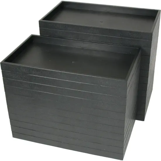 24 Trays Large Aluminum Rolling Jewelry Carrying Case {4}