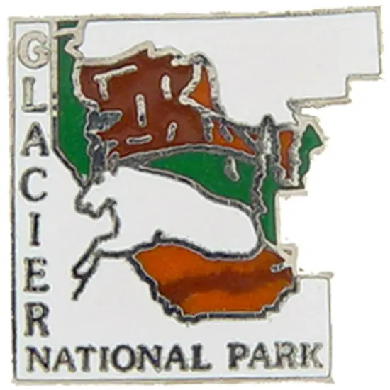 Glacier National Park Pin 1" {1}