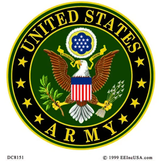 United States Army Sticker 3-1/4"X3-1/2" {1}