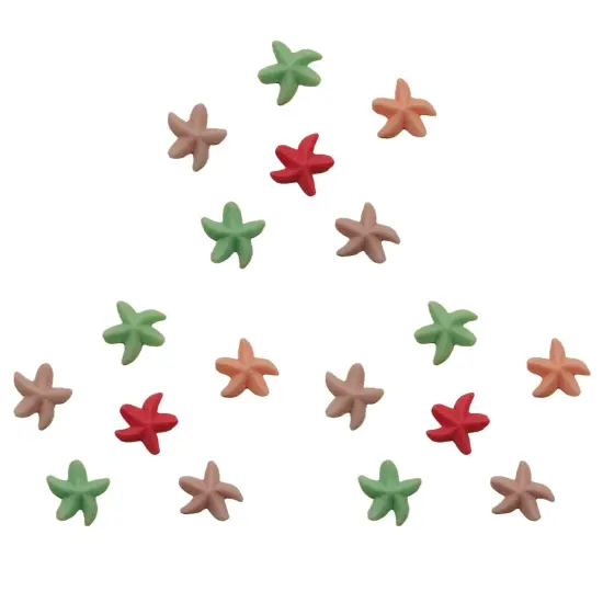 Buttons Galore Flatback Embellishments for Crafts - Sea Stars - 15 Pieces {5}