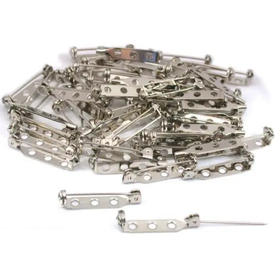 50 BAR Pins Brooches Jewelry Crafts 1" Pin Backs {1}