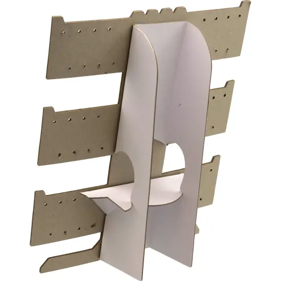 2 BLK Earrings Bracelets Necklace T Bar Jewelry Display {6}