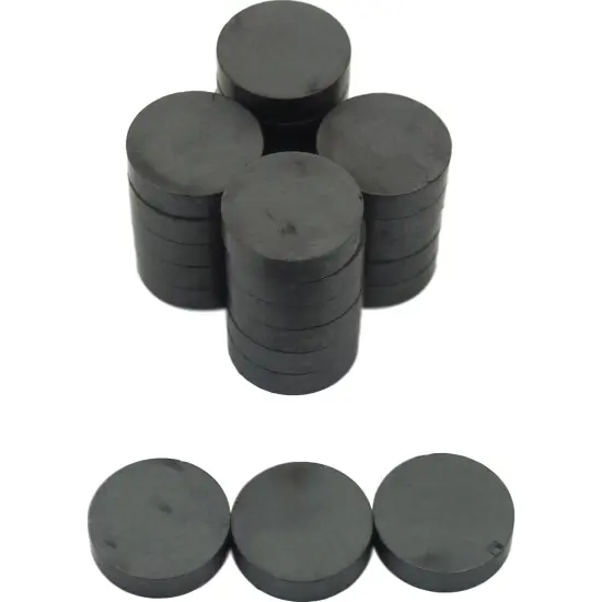 25 Round Full Disc Magnets Crafts Hobby Home Model Fridge Office Part 3/4" {1}