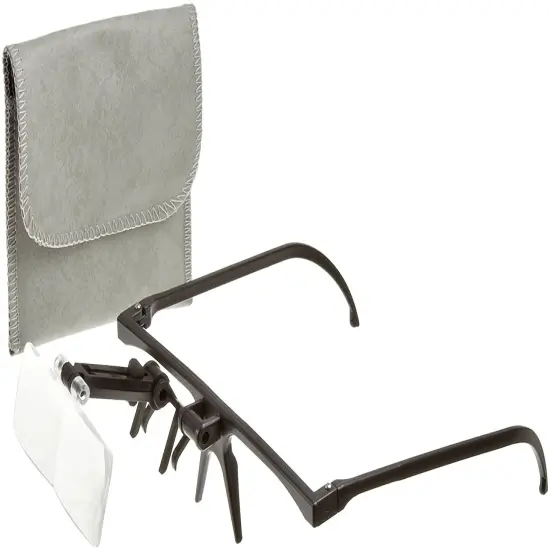 CO-4 Clip-On Binocular Magnifier, 2X Magnification, 10" Focal Length {1}