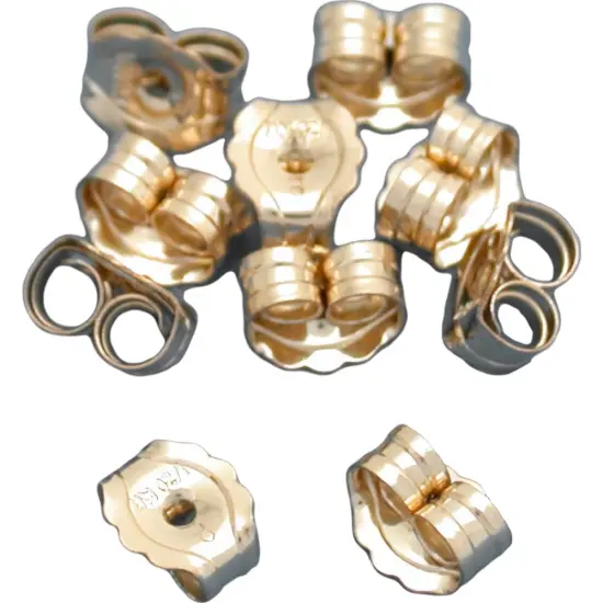 5 Pairs 14K Gold Filled Earring Backs Jewelry Ear Nuts {1}