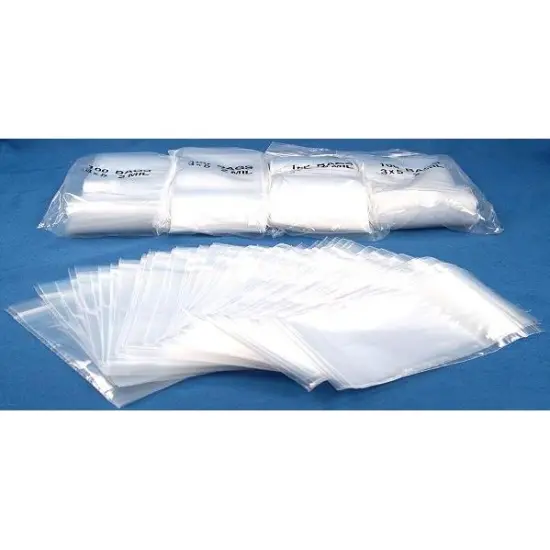 500 Resealable Plastic Bags 3" x 5" {1}