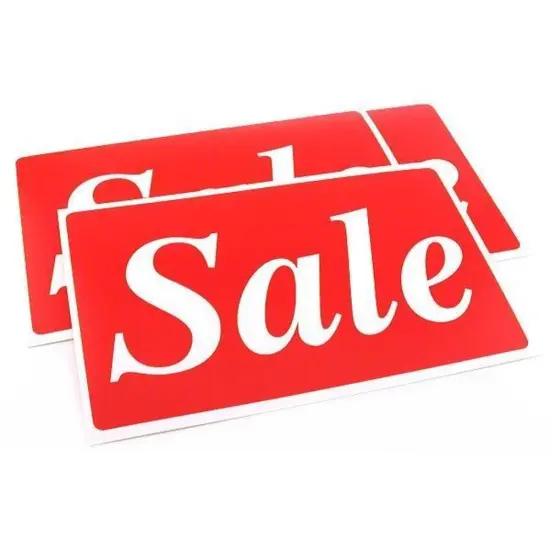3 Sale Display Signs Window Wall Showcase Message Unit {1}