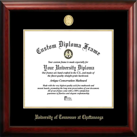 University of Tennessee, Chattanooga 17w x 14h Gold Embossed Diploma Frame {1}