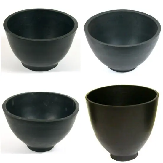 4 Rubber Investment Mixing Bowls Jewelers Casting Design & Repair Tools {1}