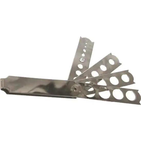 Gemstone Diamond Sizing Fan Gauge Gemologist Bead Tool {1}