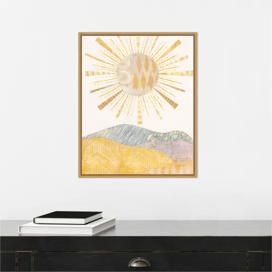 Boho Sunshine II by Courtney Prahl Canvas Wall Art Print Framed {6}