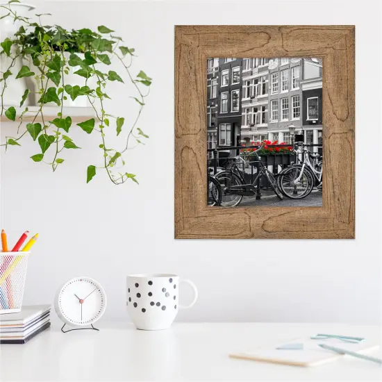 Owl Brown Wood Picture Frame {4}