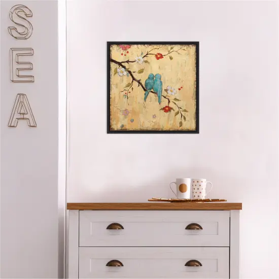 Love Birds II by Katy Frances Canvas Wall Art Print Framed {5}