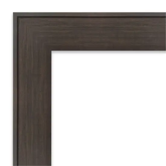 Petite Bevel Wall Mirror, William Rustic Woodgrain Frame {3}