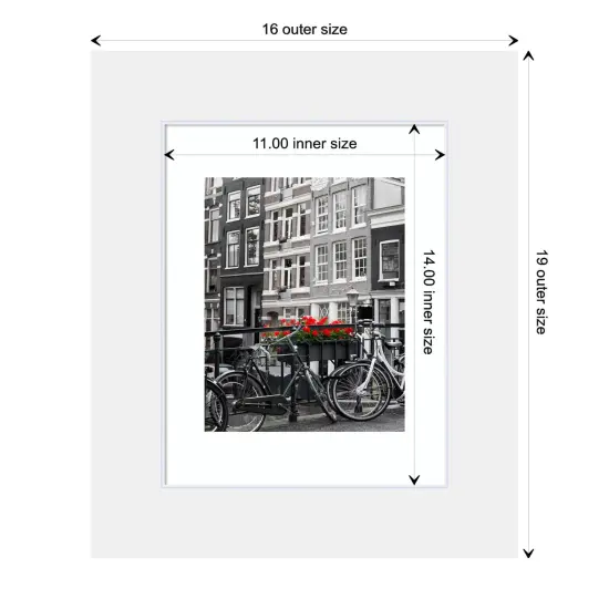 Corvino Wood Picture Frame Corvino White {1}