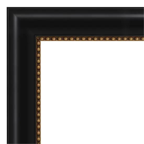 Petite Bevel Wall Mirror, Manhattan Black Frame {3}