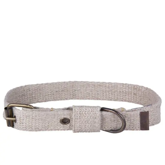 Hemptique Hemp Dog Collar Walking Travelling Safety Eco Friendly Sustainable Naturally Grown Fiber Azo Dye Free {3}
