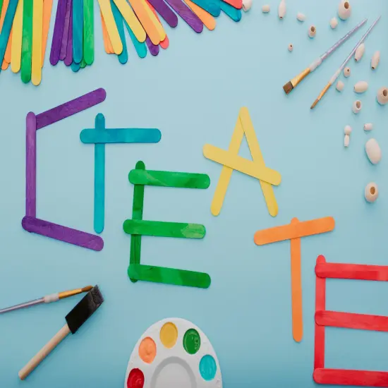 Colored Popsicle Sticks for Crafts, 6 inches Long x 3/4 inch Wide |Woodpeckers {9}