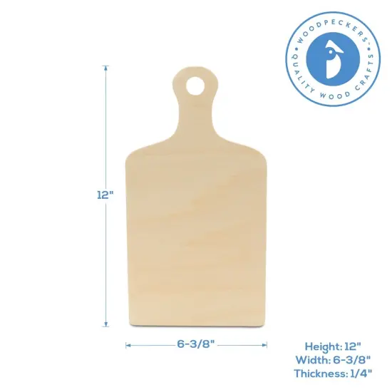 Wooden Cutting Board Shapes, Multiple Sizes Available, with Handle, for Kitchen & Decor | Woodpeckers {4}