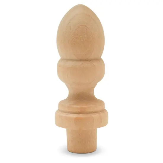 Wood Finials, 2-7/16 inch for Crafting & DIY Dcor |Woodpeckers {7}