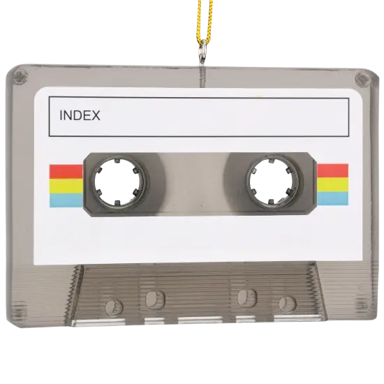 Tree Buddees Cassette Tape Customizable Christmas Ornament {1}