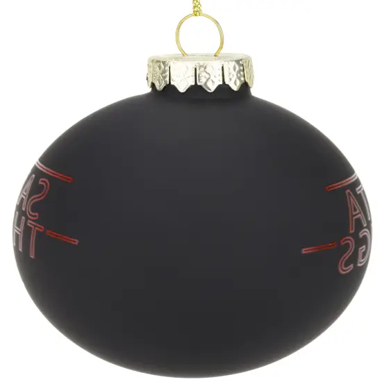 Santa Things Glass Christmas ornament {3}