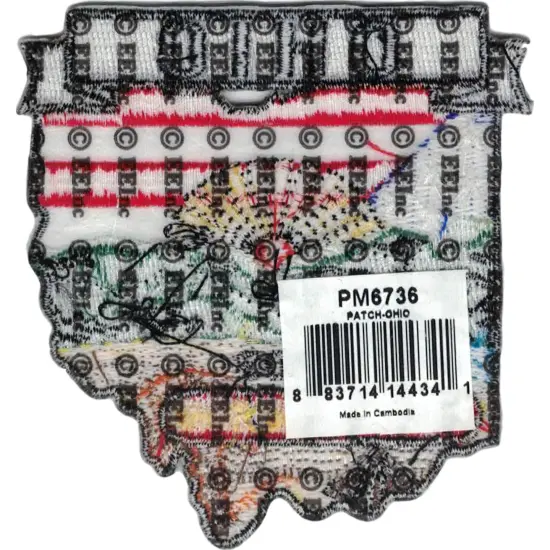 Ohio State Map Patch 3" {2}