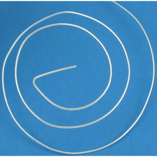 Sterling Silver Wire 24 Gauge Round Half Hard (5 Ft.) {1}