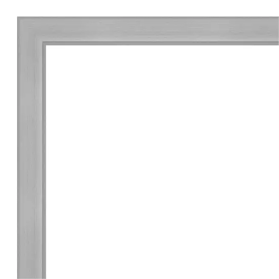 Petite Bevel Wall Mirror, Vista Brushed Nickel Narrow Frame {3}