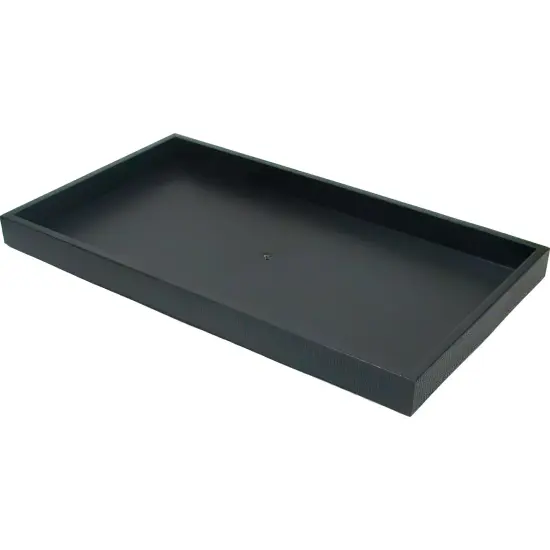 3 Black Velvet Jewelry Display Pad & Travel Trays {2}
