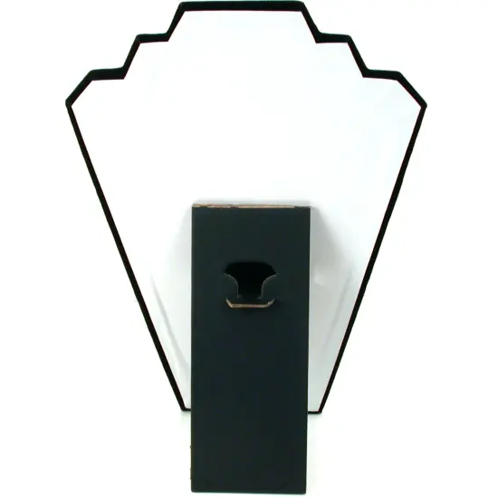 Black Flocked Necklace Earring Jewelry Displays 9Pc Set {5}