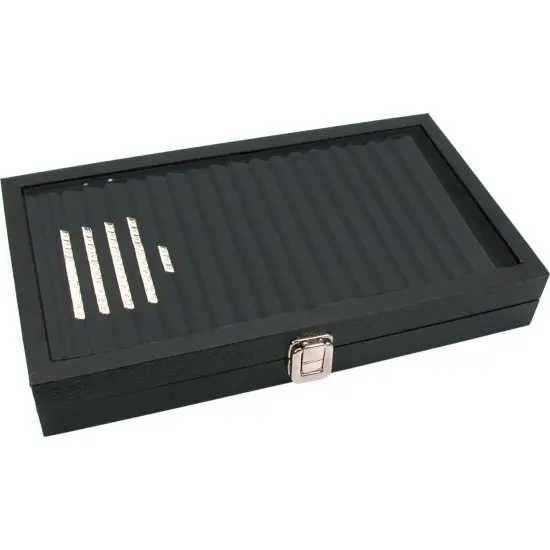 Italian Charm Black Jewelry Display Case Tray Insert {2}