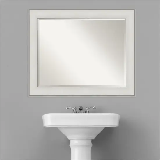 Beveled Bathroom Wall Mirror, Imperial Frame {6}