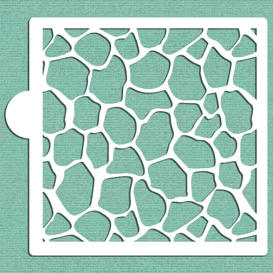 Giraffe Skin Cookie & Craft Stencil | CM196 by Designer Stencils | Cookie Decorating Tools | {4}