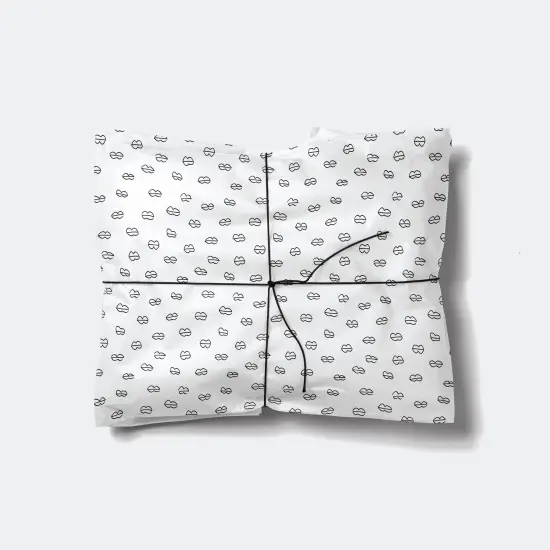 Handdrawn Lips Gift Wrap {1}