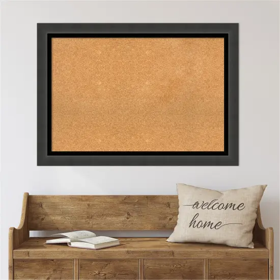 Cork Board, Tuxedo Black Frame - Bulletin Board, Organization Board, Pin Board {6}