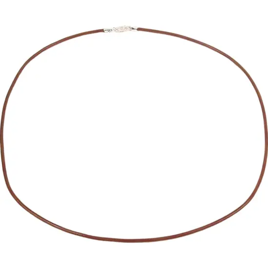 Leather Cord Necklace Sienna 16" {1}