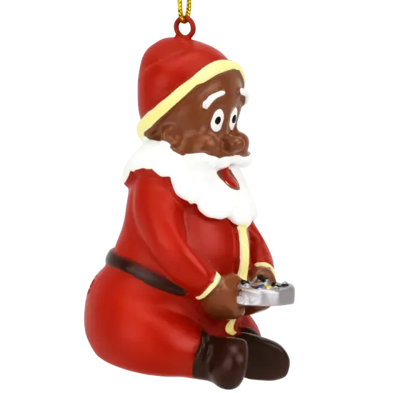 Gamer Santa Claus Video Gaming Christmas Ornament - Dark Tone {4}