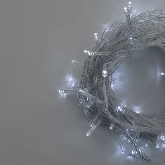 Perfect Holiday 110 LED Icicle Lights White {1}