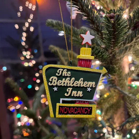 No Vacancy at The Bethlehem Inn Sign / No Room in The Inn Funny Ornaments {5}