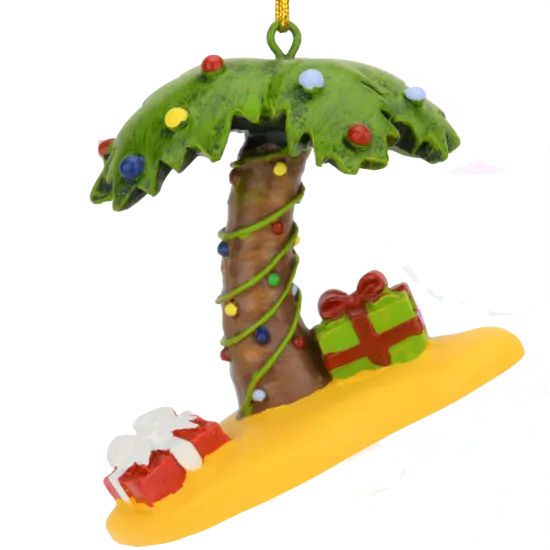 Xmas Palm Tree Christmas Ornament {1}