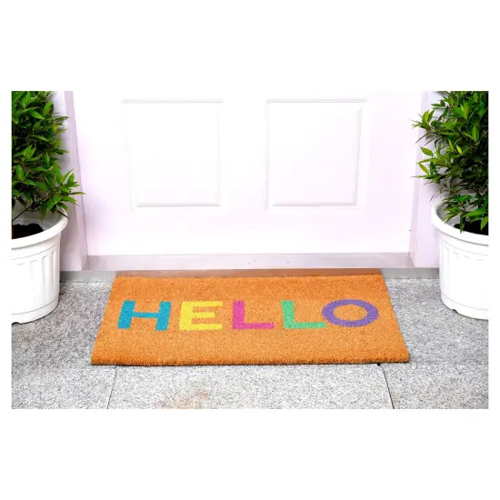 107931729 Contemporary Hello Doormat {4}