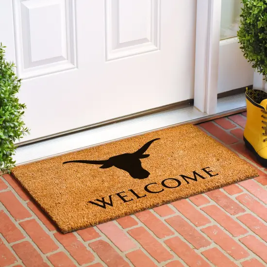 Longhorn Welcome Doormat {3}
