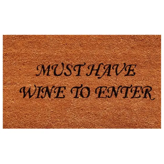 Must Have Wine Doormat {1}