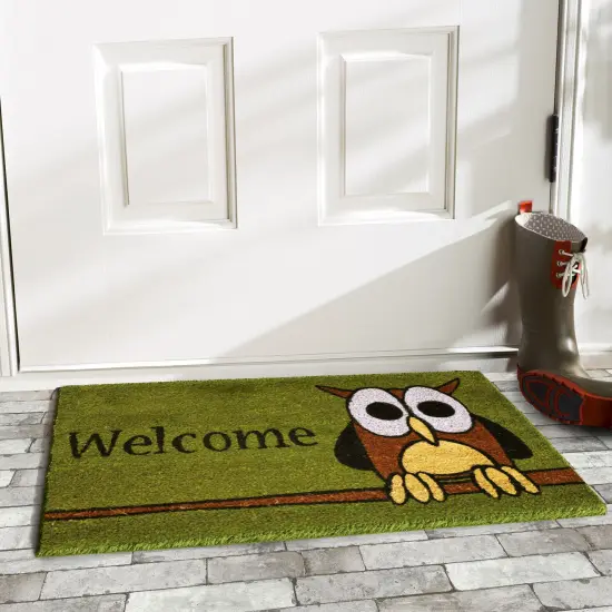 Owl Welcome Doormat {2}