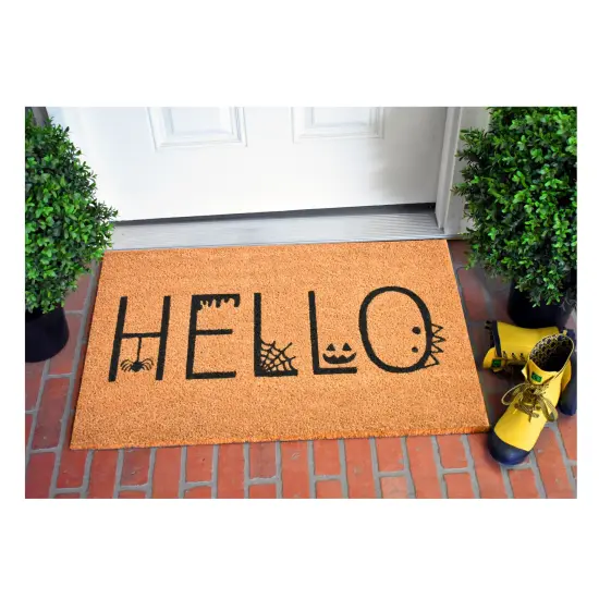 Spooky Hello Doormat {7}